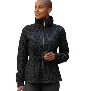 Bench Black and white  Women's Jacket, versatile, water resistant, size Large